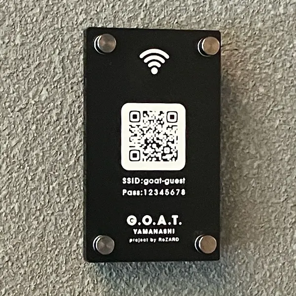 郷音-G.O.A.T.-様の壁面サイン