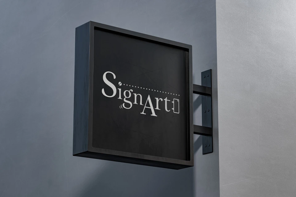 サインアート株式会社の黒皮鉄看板